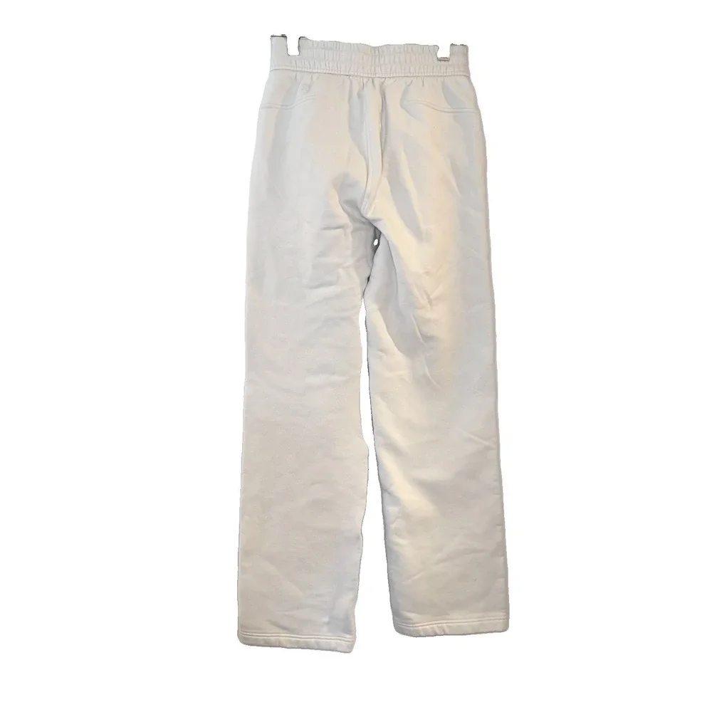 Lululemon Pant Women 0 Off White Loungeful Straight Leg Athleisure Sweatpants